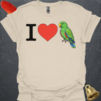 I Love Male Eclectus Parrot T-Shirt