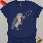 White-Bellied Caique Blowing Wishes T-Shirt
