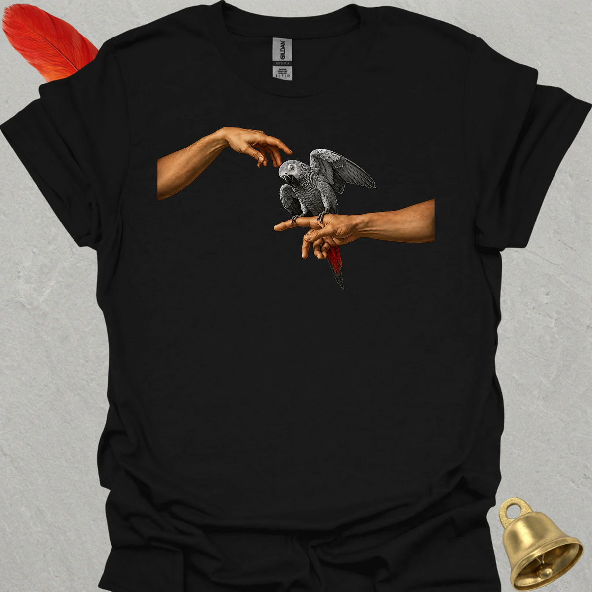 African Grey Parrot Adam T-Shirt