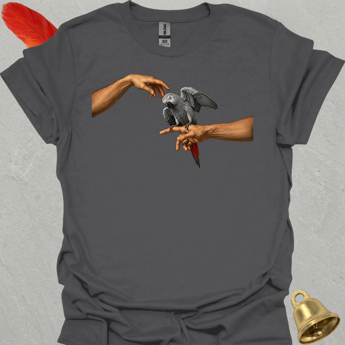 African Grey Parrot Adam T-Shirt