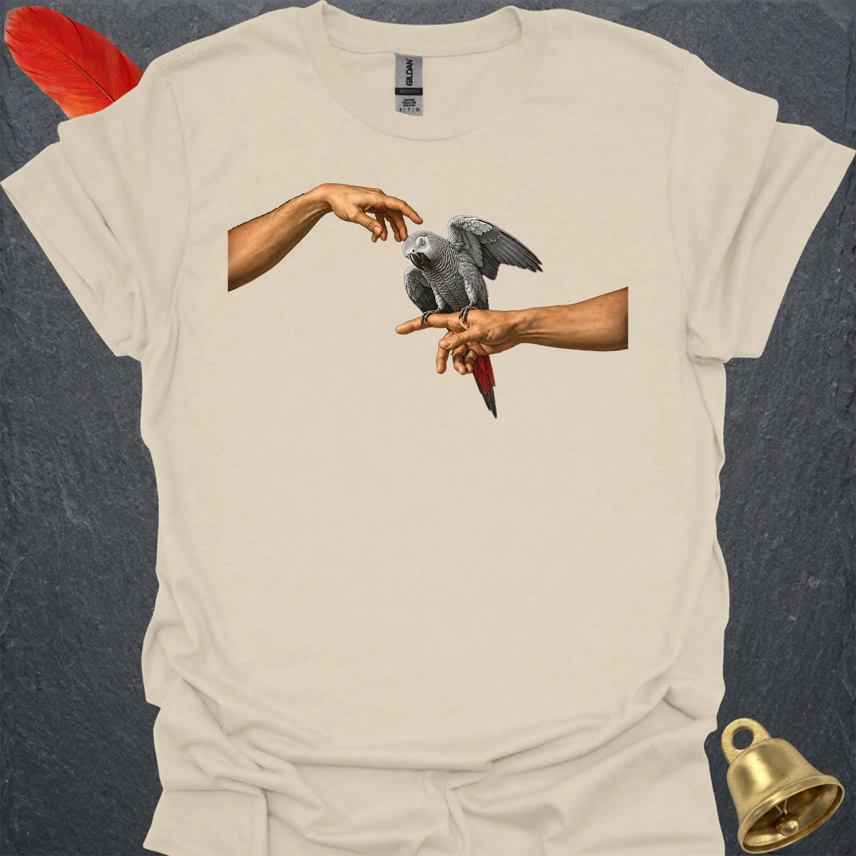 African Grey Parrot Adam T-Shirt