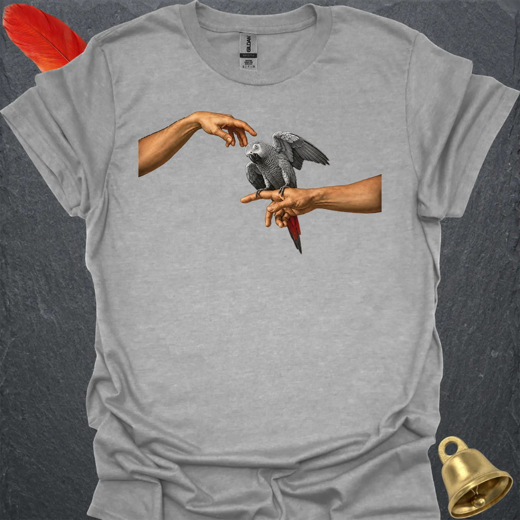 African Grey Parrot Adam T-Shirt