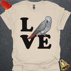 African Grey Parrot Bird Love T-Shirt