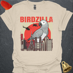African Grey Parrot Birdzilla T-Shirt