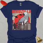 African Grey Parrot Birdzilla T-Shirt