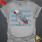 African Grey Parrot Brush T-Shirt