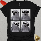 African Grey Parrot Photobooth T-Shirt