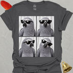 African Grey Parrot Photobooth T-Shirt