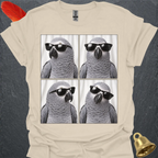 African Grey Parrot Photobooth T-Shirt