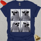 African Grey Parrot Photobooth T-Shirt