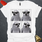African Grey Parrot Photobooth T-Shirt
