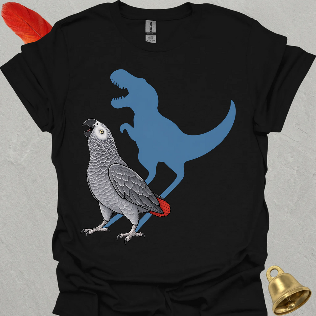 African Grey Parrot Roar T-Shirt