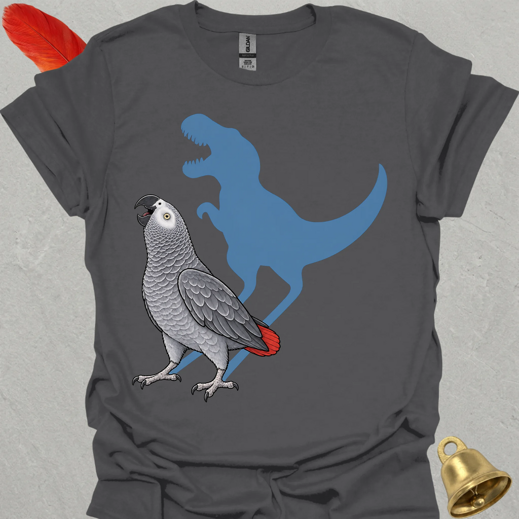 African Grey Parrot Roar T-Shirt