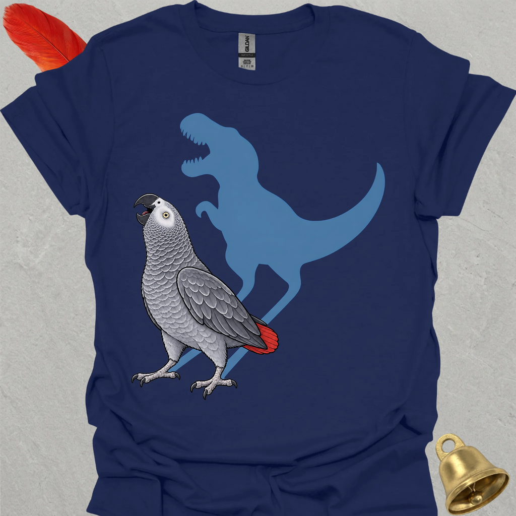 African Grey Parrot Roar T-Shirt