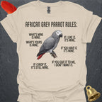 African Grey Parrot Rules T-Shirt