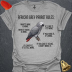 African Grey Parrot Rules T-Shirt