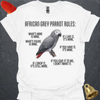 African Grey Parrot Rules T-Shirt