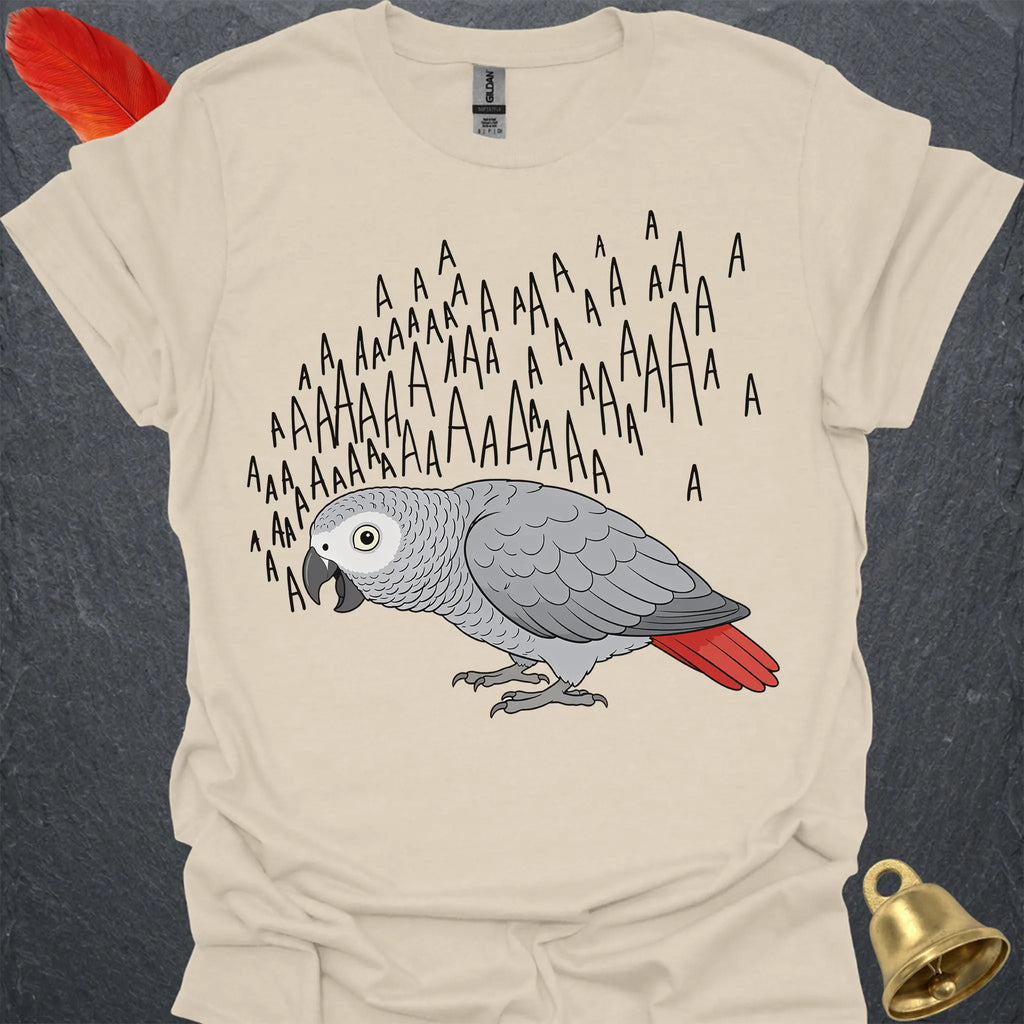African Grey Parrot Scream T-Shirt