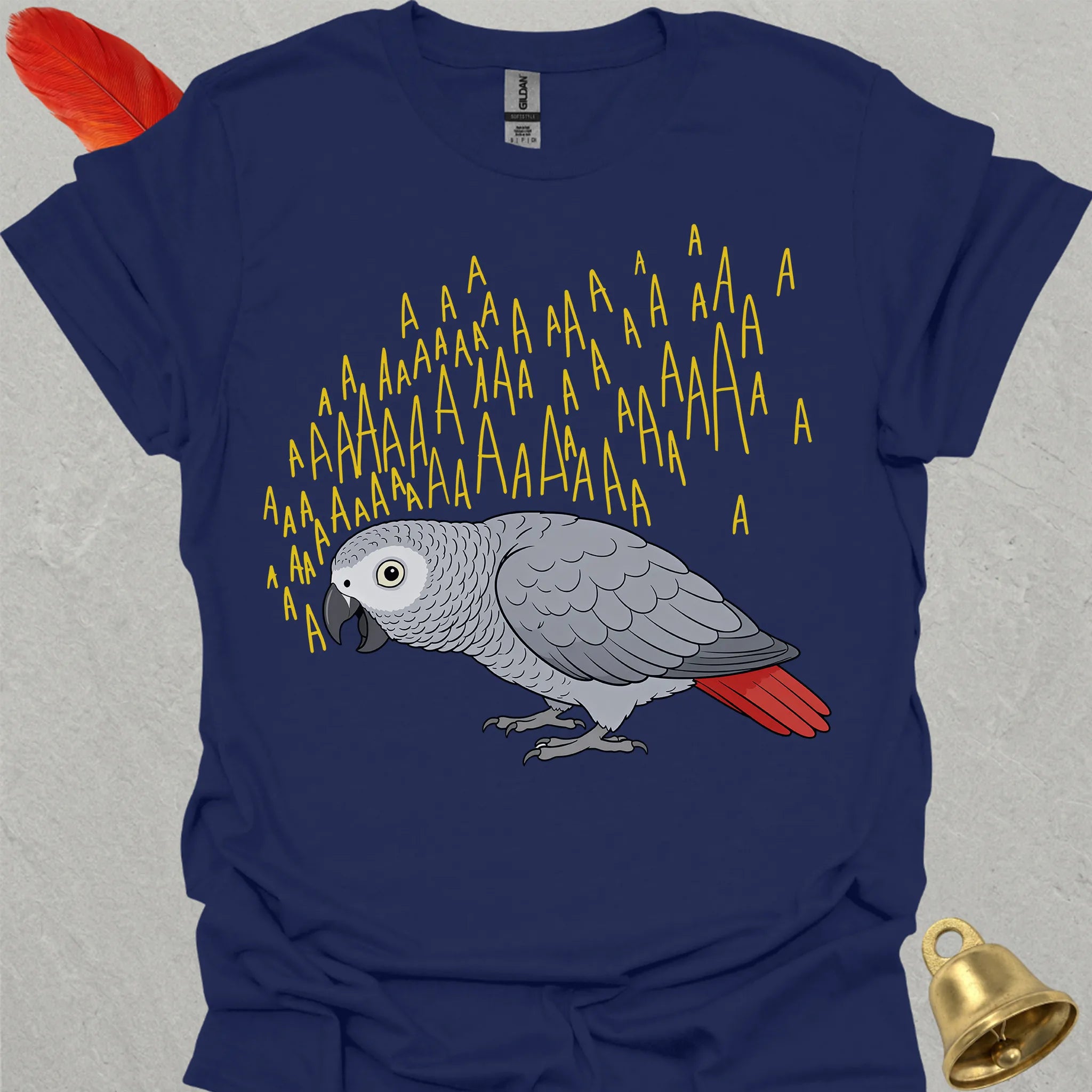 African Grey Parrot Scream T-Shirt