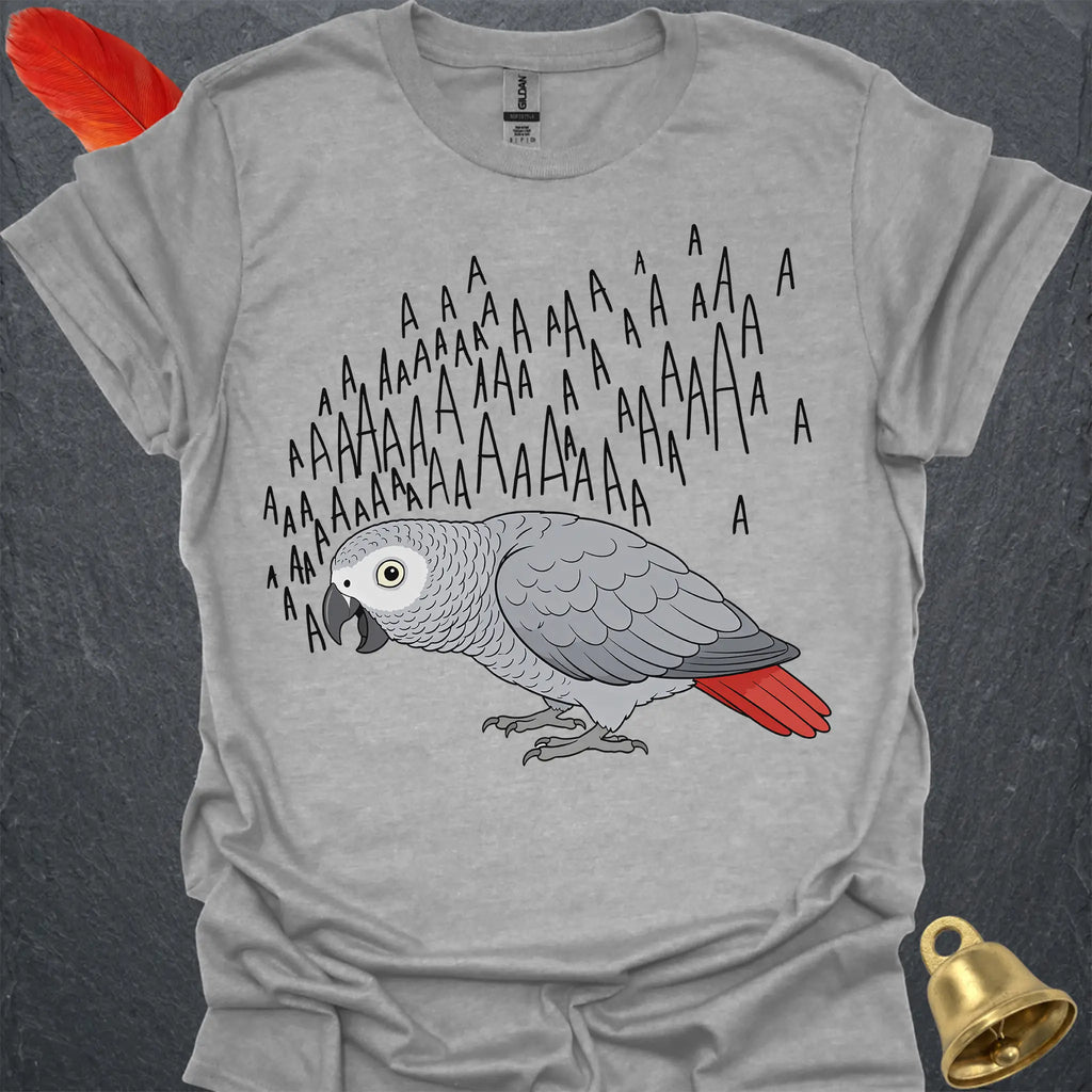 African Grey Parrot Scream T-Shirt