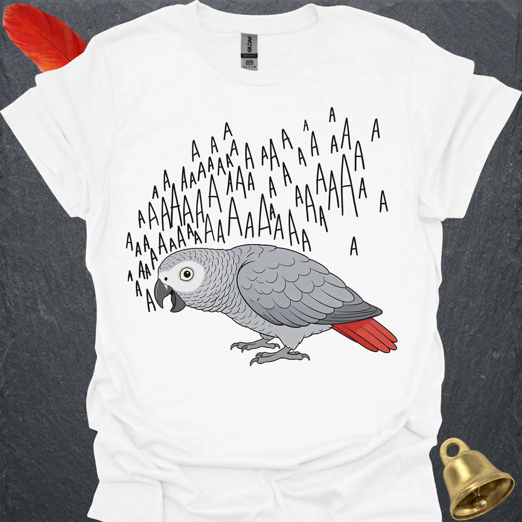 African Grey Parrot Scream T-Shirt