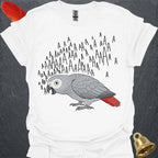 African Grey Parrot Scream T-Shirt