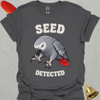 African Grey Parrot Seed Detected T-Shirt