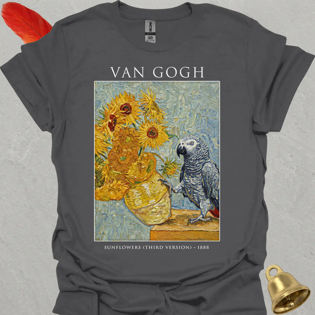 African Grey Parrot Van Gogh T-Shirt