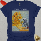 African Grey Parrot Van Gogh T-Shirt