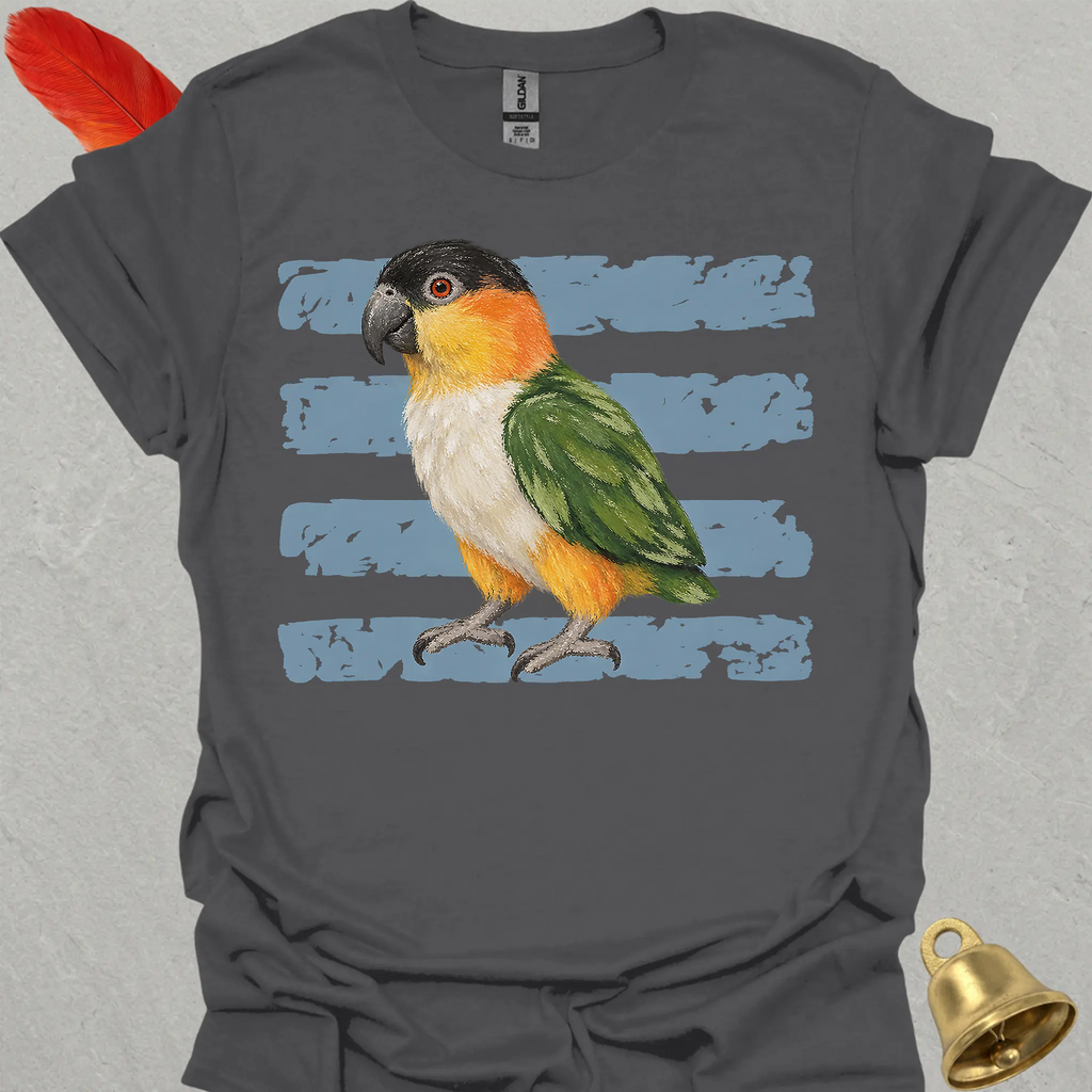 Black-Headed Caique Brush T-Shirt