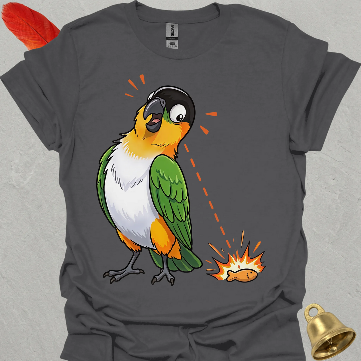 Black-Headed Caique Eye on Prize T-Shirt
