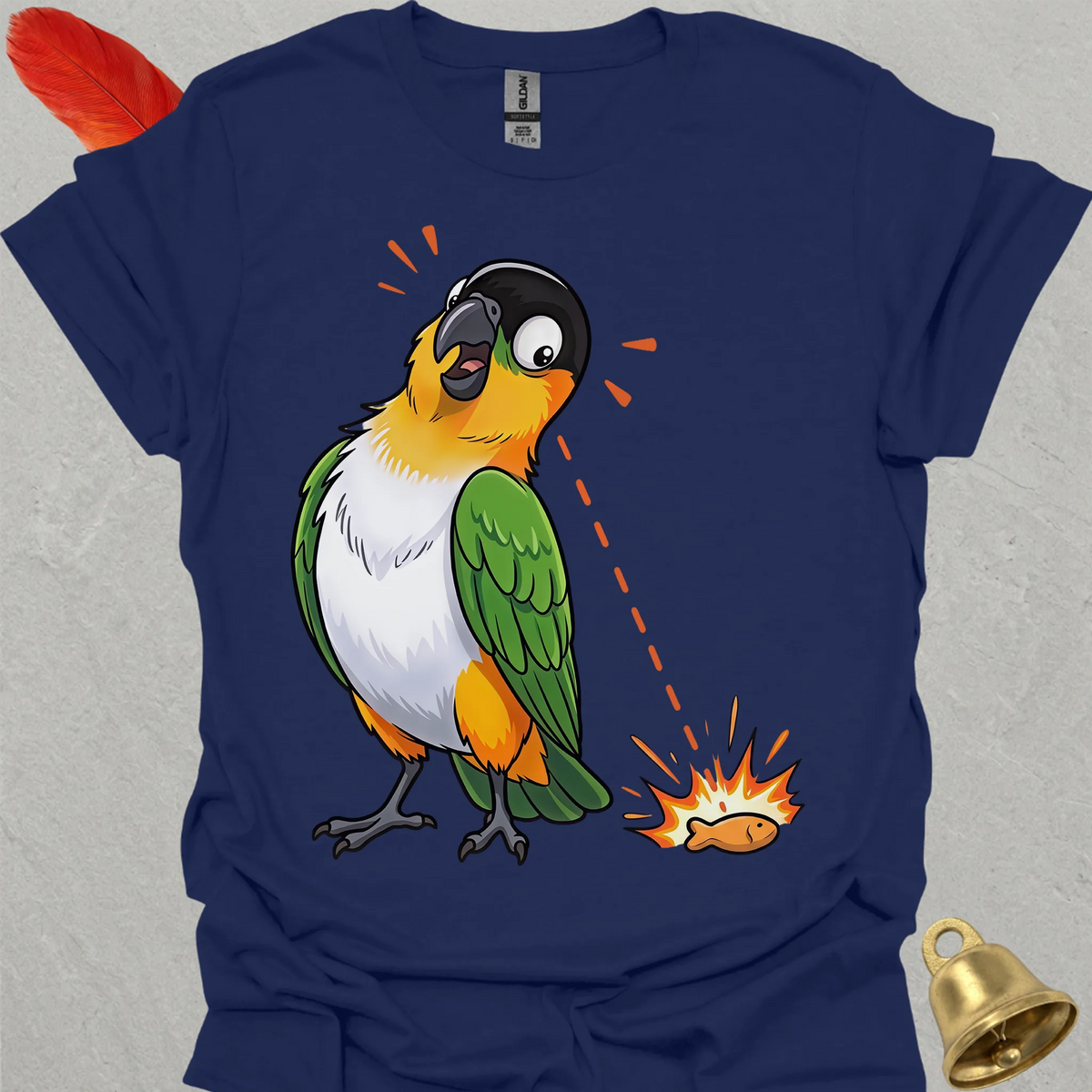 Black-Headed Caique Eye on Prize T-Shirt