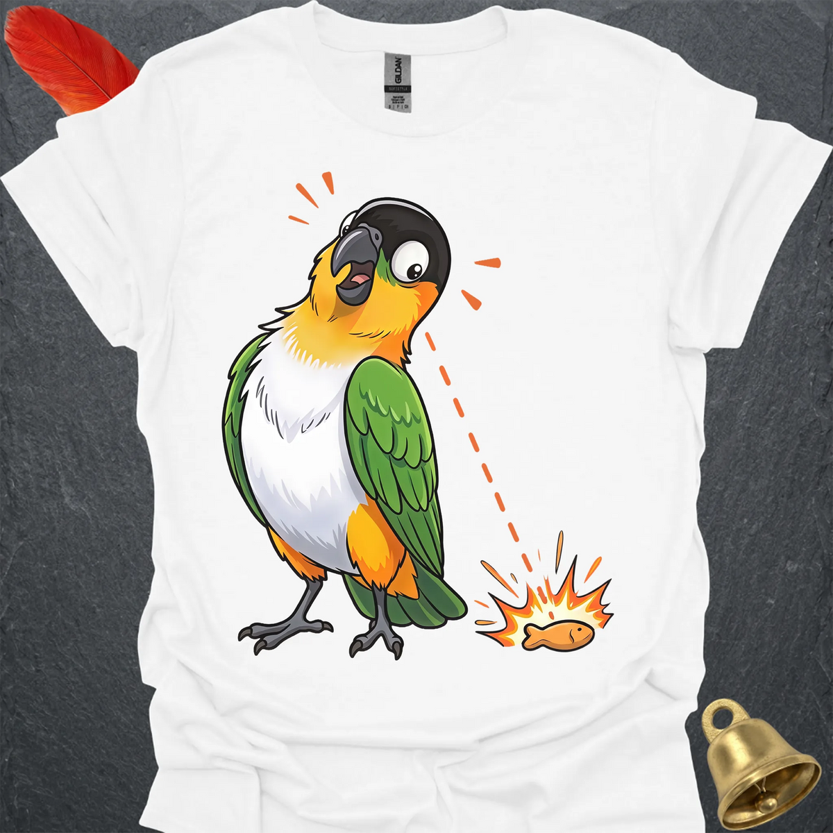 Black-Headed Caique Eye on Prize T-Shirt