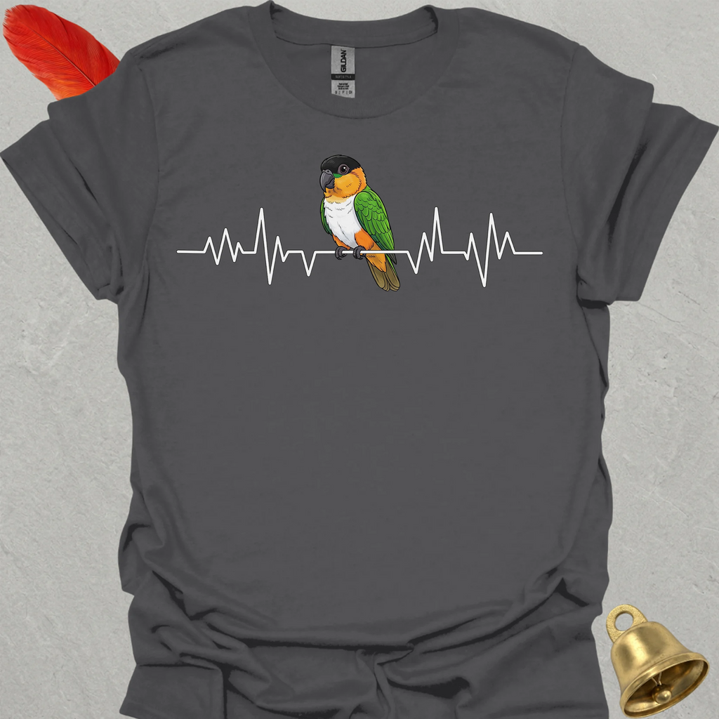 Black-Headed Caique Heartbeat T-Shirt