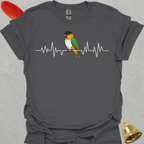 Black-Headed Caique Heartbeat T-Shirt