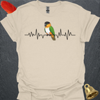 Black-Headed Caique Heartbeat T-Shirt