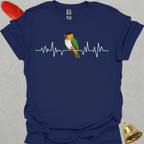 Black-Headed Caique Heartbeat T-Shirt