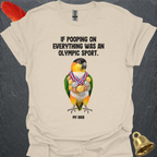Black-Headed Caique Olympic Pooper T-Shirt