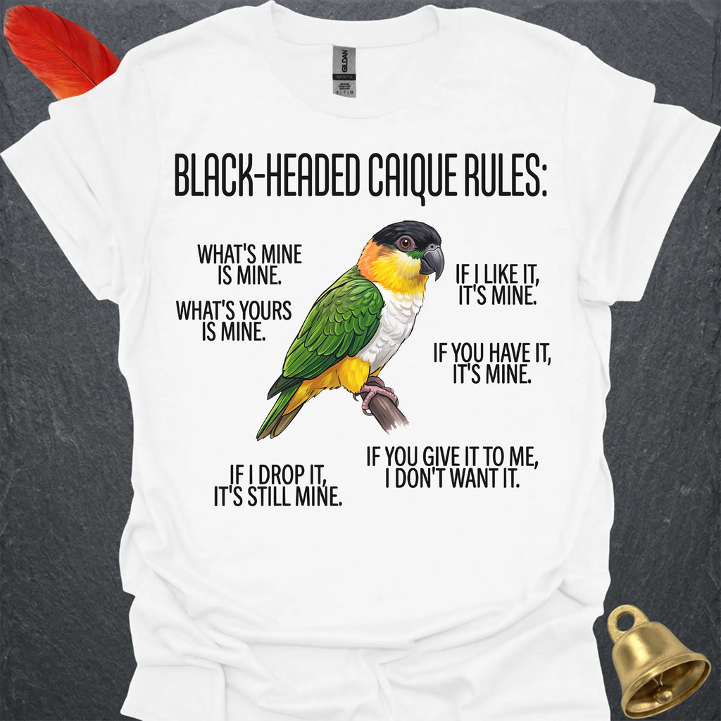 Black-Headed Caique Rules T-Shirt
