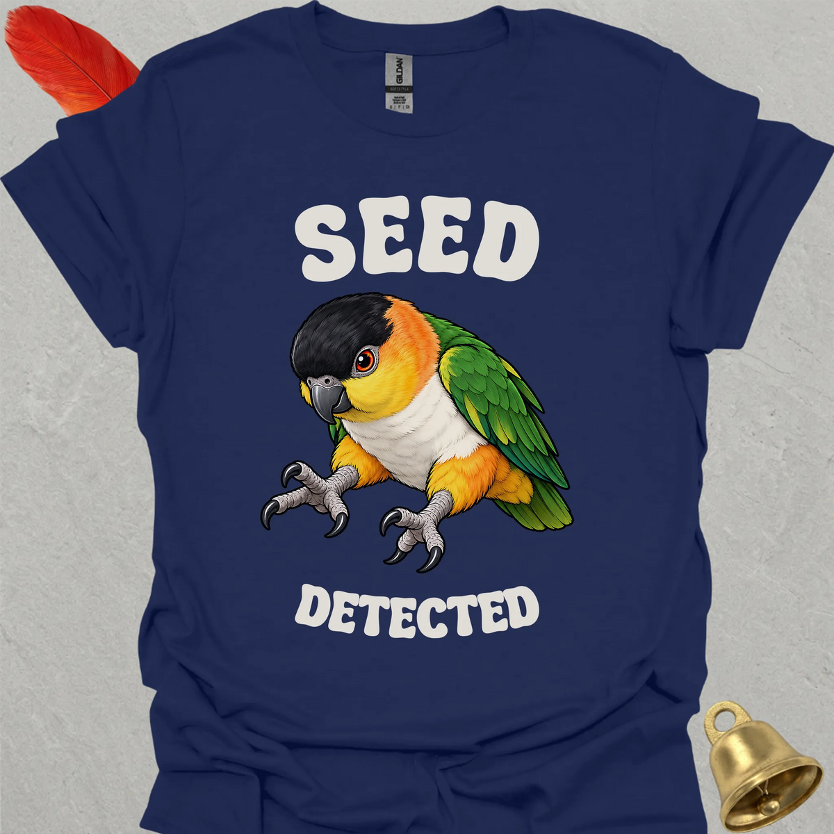Black-Headed Caique Seed Detected T-Shirt