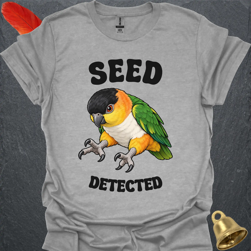 Black-Headed Caique Seed Detected T-Shirt
