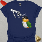 Black-Headed Caique Skeleton Boop T-Shirt