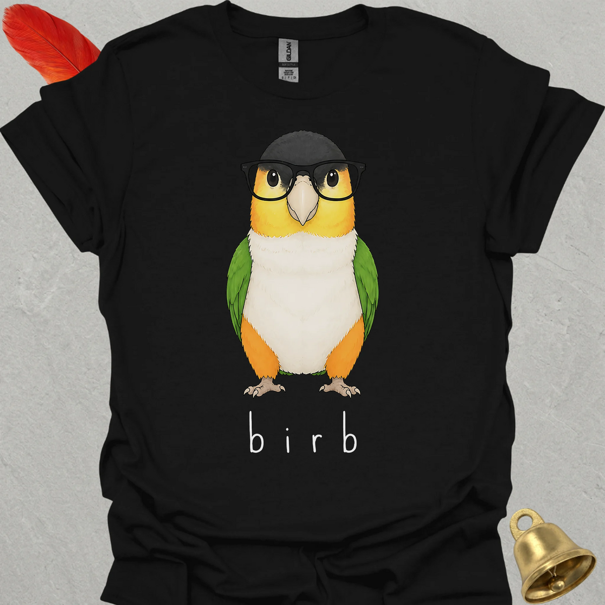Black-Headed Caique Smart Birb T-Shirt