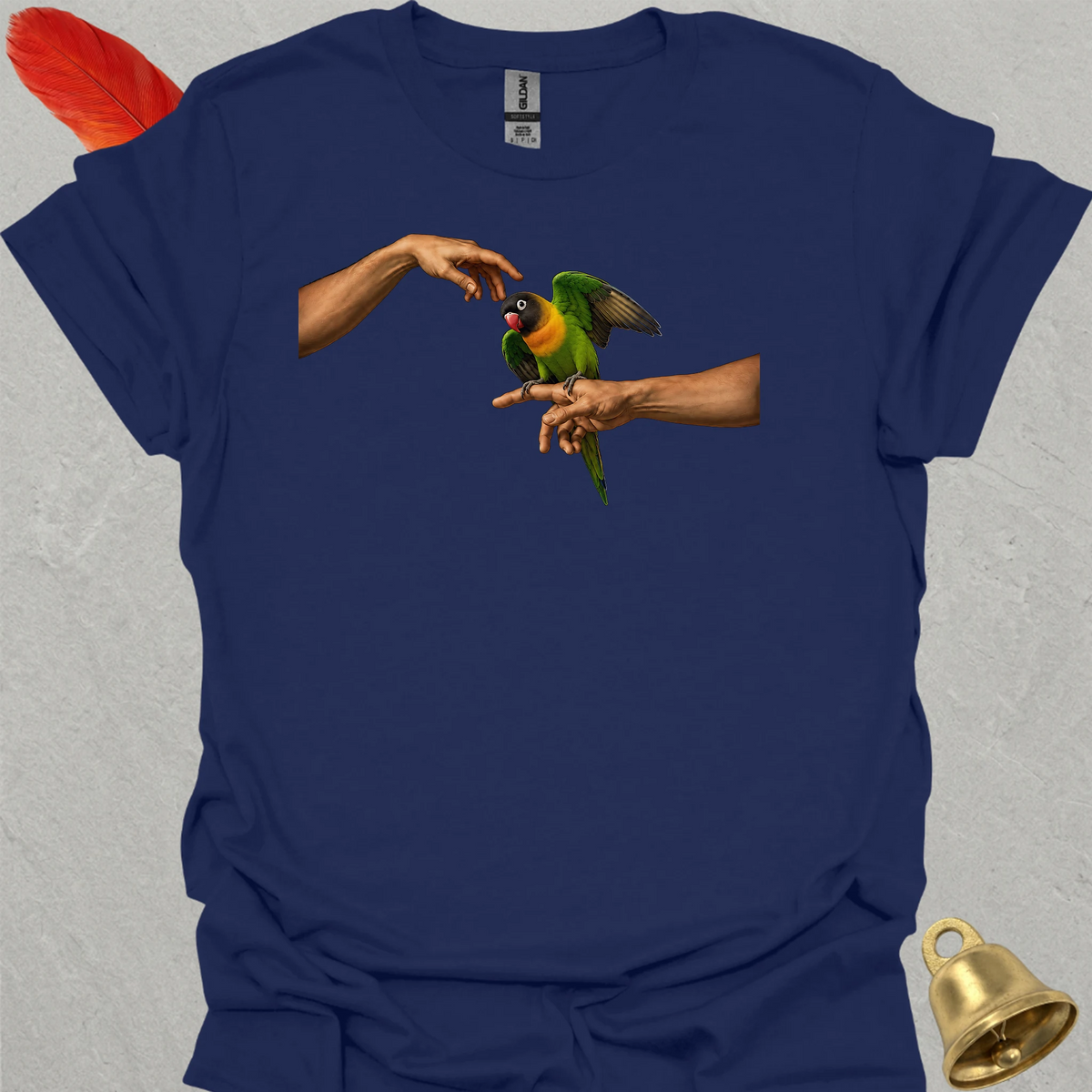 Black-Masked Lovebird Adam T-Shirt