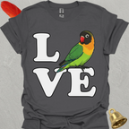 Black-Masked Lovebird Bird Love T-Shirt