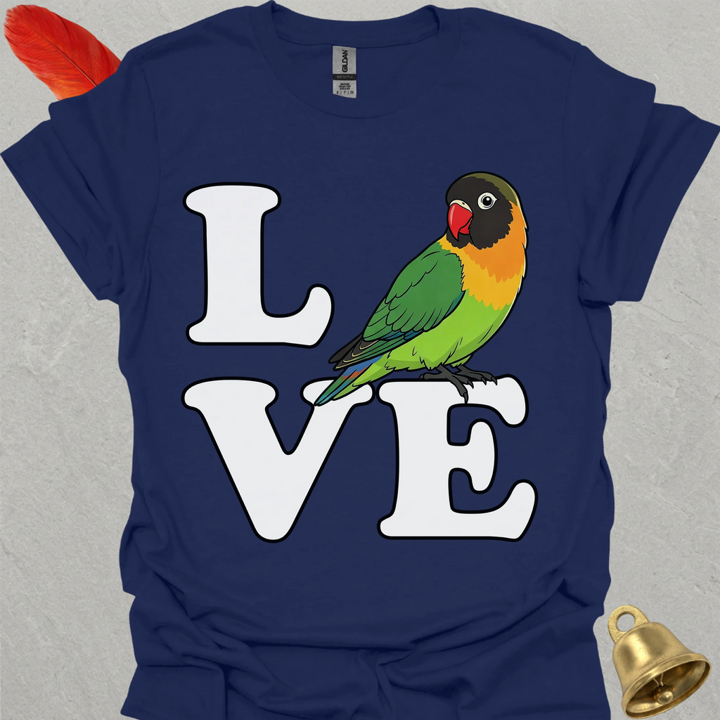 Black-Masked Lovebird Bird Love T-Shirt