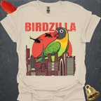 Black-Masked Lovebird Birdzilla T-Shirt