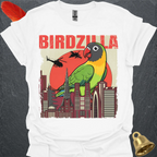 Black-Masked Lovebird Birdzilla T-Shirt
