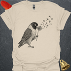 Black-Masked Lovebird Blowing Wishes T-Shirt
