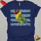 Black-Masked Lovebird Brush T-Shirt